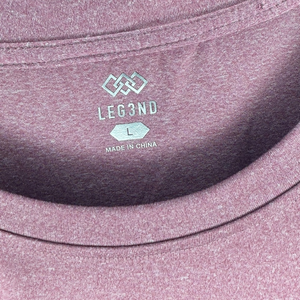 LEG3ND Lavender Long Sleeve Lightweight Top – Size Large - Picture 4 of 4